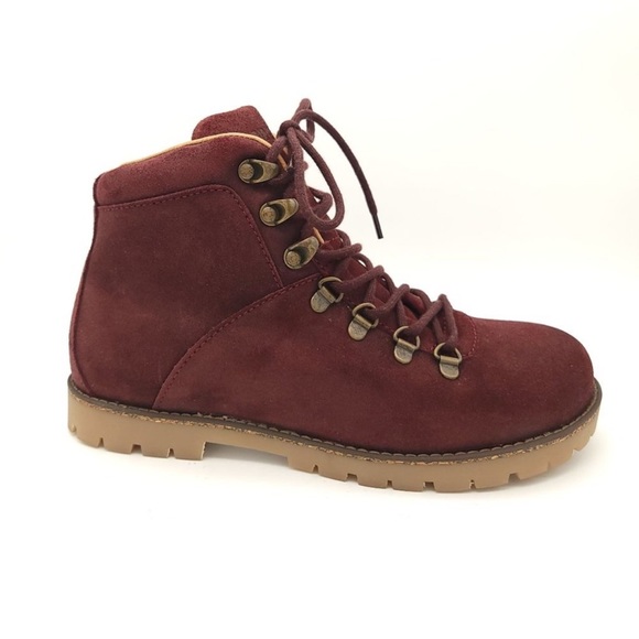 😍😍😍Birkensrock ochre suede boots sold out  in this maroon 37 L women’s - Picture 7 of 10